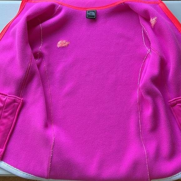 The North Face White Krestwood Fleece Lined Ribbed Knit Technical Jacket - Picture 12 of 17